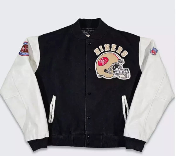 Mens San Francisco 49ers 80’s Varsity Jacket